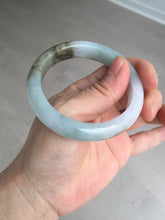Load image into Gallery viewer, 53mm certified 100% natural Type A light green brown jadeite jade bangle AX133-7691