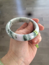 Load image into Gallery viewer, 58.5mm certified Type A 100% Natural green/purple Jadeite Jade bangle AH46-6207