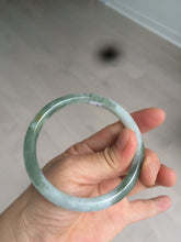 Load image into Gallery viewer, 59.5mm Certified Type A 100% Natural green round cut Jadeite Jade bangle AH67-4997 卖了