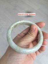 Load image into Gallery viewer, 54-57mm Certified type A 100% Natural yellow/brown Jadeite bangle group GL6