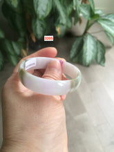 Load image into Gallery viewer, 47-48mm certified Type A 100% Natural light sunny green/purple/brown thin kids Jadeite Jade bangle Group KS71