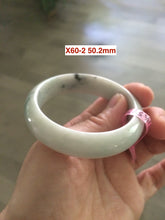 Load image into Gallery viewer, 50-55mm Type A 100% Natural light green Jadeite Jade bangle group girl/small adult hand X60