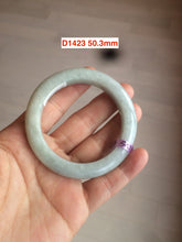 Load image into Gallery viewer, Sale! 49-54mm certified Type A 100% Natural dark green/white/black Jadeite Jade bangle with defects group GC30