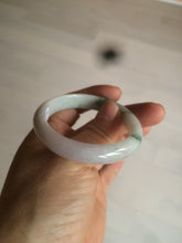 Load image into Gallery viewer, 49mm Certified Type A 100% Natural green purple oval Jadeite Jade bangle AM6-4137