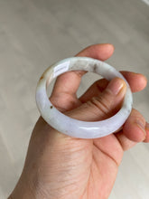 Load image into Gallery viewer, 51.5mm Certified Type A 100% Natural light green/purple/yellow/brown oval shape Jadeite Jade bangle AS14-0710