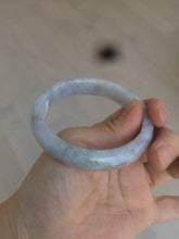 Load image into Gallery viewer, 56.5mm certified 100% natural Type A green/brown/purple jadeite jade bangle AQ26-2685