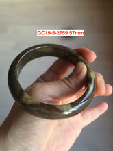 Load image into Gallery viewer, Sale! Type A 100% Natural dark green/white/black Jadeite Jade bangle with defects group 3
