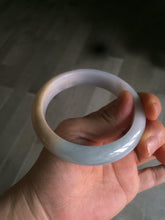Load image into Gallery viewer, 57.8mm 100% certified natural light green/blue/yellow jadeite jade bangle S27-3228
