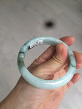 Load image into Gallery viewer, 55.6mm Certified type A 100% Natural green Jadeite bangle AD83-3514