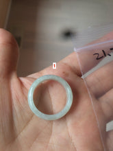 Load image into Gallery viewer, 21.2mm/size 11 3/4 100% natural type A icy watery green/white/yellow jadeite jade band ring G105- 11 3/4