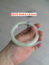 Load image into Gallery viewer, Sale! 49-54mm certified Type A 100% Natural dark green/white/black Jadeite Jade bangle with defects group GC30