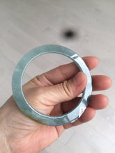 Load image into Gallery viewer, 58.1mm Certified Type A 100% Natural green/blue/gray/yellow super thin style Guatemala Jadeite bangle M51-7049