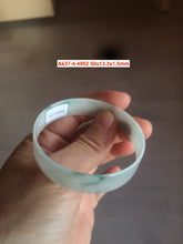Load image into Gallery viewer, 50-51mm certified Type A 100% Natural green/white/yellow oily painting thin/super thin Jadeite Jade bangle Group AK37