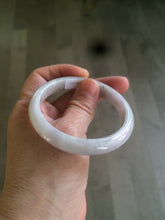 Load image into Gallery viewer, 53.7mm Certified Type A 100% Natural green/purple Jadeite Jade bangle AT25-1371