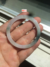 Load image into Gallery viewer, 44-51 mm Type A 100% Natural light green/purple Jadeite Jade kids/small adult hand B81