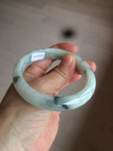 Load image into Gallery viewer, 58mm Certified Type A 100% Natural icy light green Jadeite Jade bangle C27-2362