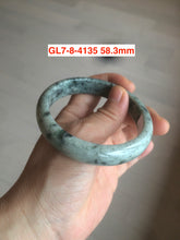 Load image into Gallery viewer, 54-62mm certified Type A 100% Natural light green white Jadeite Jade bangle GL7