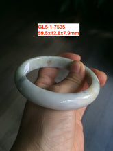 Load image into Gallery viewer, Sale! Certified type A 100% 54-61mm Natural green/white/eggplant purple/black spring garden Jadeite bangle group GL5 1-20