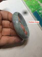 Load image into Gallery viewer, 51.5mm certified Type A 100% Natural green/purple/gray Jadeite Jade bangle C46-0457