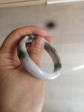 Load image into Gallery viewer, 50mm Certified Type A 100% Natural sunny green purple brown oval shape Jadeite Jade bangle AM12-4987