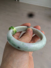 Load image into Gallery viewer, 58.3mm Certified 100% natural Type A green/purple jadeite jade bangle AJ23-6197