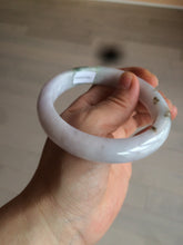 Load image into Gallery viewer, 59.7mm certified 100% Natural green/purple/white/brown jadeite Jade bangle J107-0542