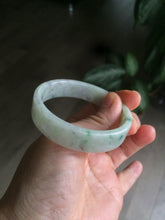 Load image into Gallery viewer, 50.5mm Certified type A 100% Natural sunny green/purple Jadeite Jade bangle L102-7278