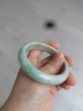 Load image into Gallery viewer, 56.6mm Certified Type A 100% Natural sunny green brown Jadeite Jade bangle AB61-2770