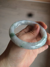 Load image into Gallery viewer, 55.6mm Certified type A 100% Natural light green/purple Jadeite bangle AF6-6117