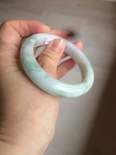 Load image into Gallery viewer, 53.5mm certified 100% natural Type A green purple jadeite jade bangle AQ15-1709