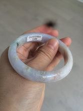 Load image into Gallery viewer, 54mm 100% natural type A certified light green/purple/red jadeite jade bangle AM2-1588