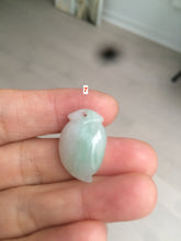 Load image into Gallery viewer, Type A 100% Natural sunny green/purple/white Jadeite Jade Peach Pendant AC-P