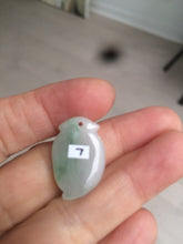 Load image into Gallery viewer, Type A 100% Natural sunny green/purple/white Jadeite Jade Peach Pendant AC-P