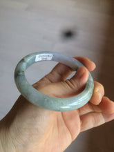 Load image into Gallery viewer, Reserved!. Please don't order. Thanks. 58.6mm certified type A 100% Natural green/purple/gray Jadeite Jade bangle G108-3543