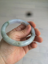 Load image into Gallery viewer, Reserved!. Please don't order. Thanks. 58.6mm certified type A 100% Natural green/purple/gray Jadeite Jade bangle G108-3543