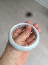 Load image into Gallery viewer, 57.6mm certified type A 100% Natural green white jadeite jade bangle K93-1031