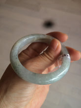 Load image into Gallery viewer, 50.5mm Certified type A 100% Natural light green/purple Jadeite Jade bangle D51-3534