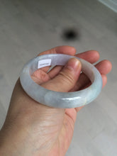Load image into Gallery viewer, 56.2 mm certified Type A 100% Natural light green/yellow/purple Jadeite Jade bangle AD89-0367