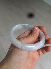 Load image into Gallery viewer, 56.2 mm certified Type A 100% Natural light green/yellow/purple Jadeite Jade bangle AD89-0367