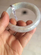Load image into Gallery viewer, 58.3mm Certified Type A 100% Natural white/yellow/green Jadeite Jade bangle D60-0578
