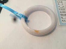 Load image into Gallery viewer, 53.4mm 100% natural certified yellow/white/light purple jadeite jade bangle AS38-5122