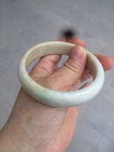 Load image into Gallery viewer, 58.3mm Type A 100% Natural sunny green/yellow Jadeite bangle AF75
