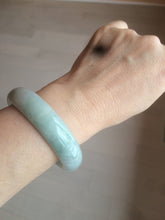 Load image into Gallery viewer, 52.6mm Type A 100% Natural light green Jadeite Jade bangle GC34-0529(add on item)