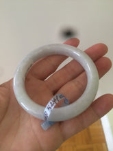 Load image into Gallery viewer, 52.4 mm Certified Type A 100% Natural white Jadeite Jade bangle D2-1408