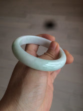 Load image into Gallery viewer, 53.8mm certified 100% natural Type A fresh light green/purple/white jadeite jade bangle AB72-9458