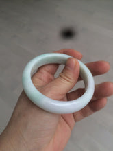 Load image into Gallery viewer, 53.8mm certified 100% natural Type A fresh light green/purple/white jadeite jade bangle AB72-9458