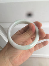 Load image into Gallery viewer, 53.8mm certified 100% natural Type A fresh light green/purple/white jadeite jade bangle AB72-9458