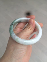 Load image into Gallery viewer, 54.5mm certified Type A 100% Natural green/purple/yellow (FU LU Shou) jadeite jade bangle AB71-9798