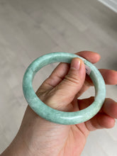 Load image into Gallery viewer, 56.6mm Certified Type A 100% Natural green Jadeite Jade bangle AS25-2481
