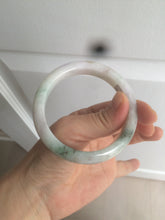 Load image into Gallery viewer, 54.5mm certified Type A 100% Natural green/purple/yellow (FU LU Shou) jadeite jade bangle AB71-9798
